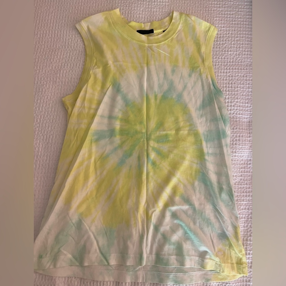 ATM tie dye tank top